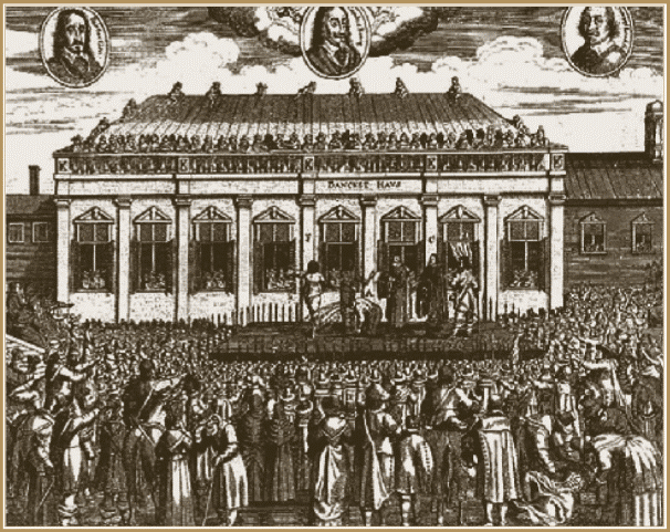Казнь короля Карла I. Немецкая гравюра 1649 г..gif